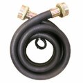 Larsen Supply Co Lasco Washing Machine Hose, 3/4in Inlet, FHT Inlet, 3/4in Outlet, FHT Outlet, Rubber Tubing, 8 ft L 16-1710